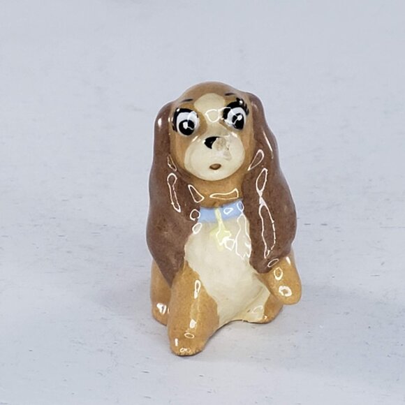 Hagen Renaker DIsney Lady Tramp Miniature Figurine Cocker Spaniel Dog *FLAW - Picture 1 of 7